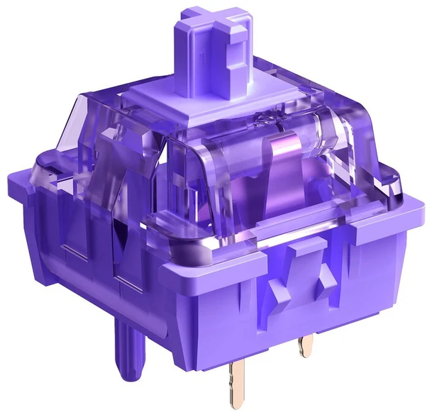 Klaviatūra White Shark Mechaniniai lytėjimo jungikliai „Purplepulse“, 65 vnt