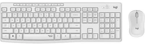 Belaidė klaviatūra su pele Logitech MK295, Vengrų išdėstymas, baltos spalvos