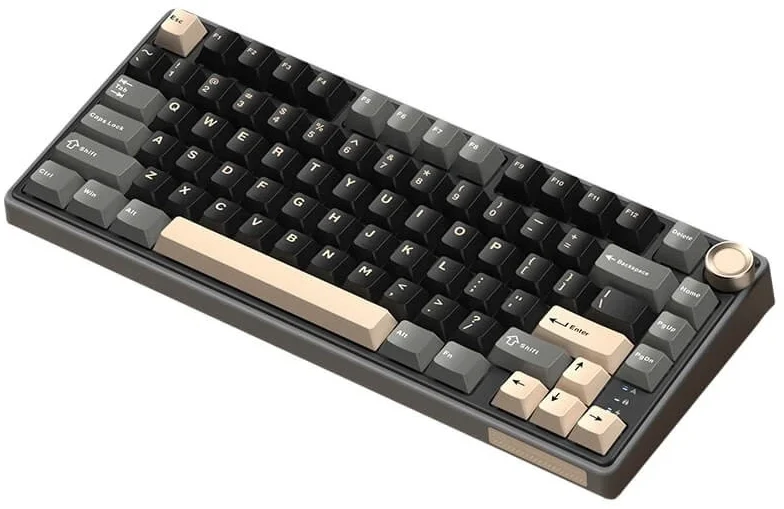 Royal Kludge RK R75 RGB Phantom laidinė klaviatūra | 75%, Hot-swap, Sidabrinis switches, US