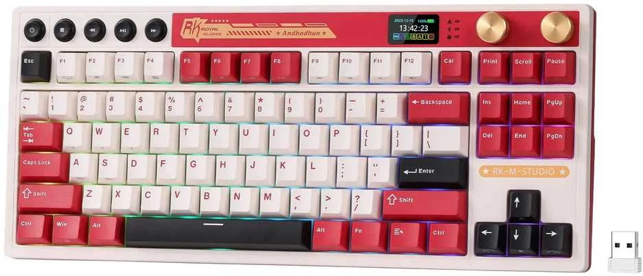 Klaviatūra „Royal Kludge RK M87“ (Famicom)