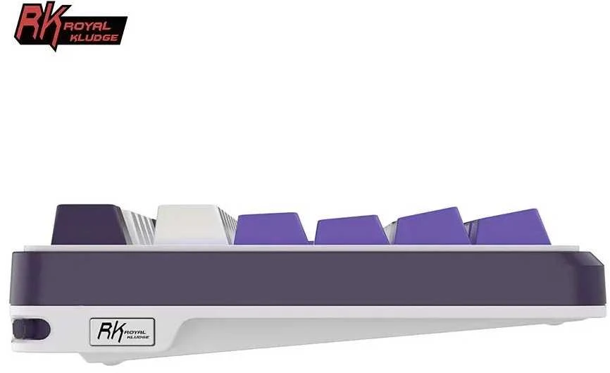 „Royal Kludge RK-S98 RGB Blackberry“ klaviatūra | 96%, karšto keitimo, žalios spalvos jungikliai, JAV