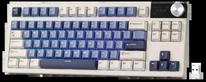 Blue Klaviatūra Royal Kludge S85 (Horizon Mėlyna)