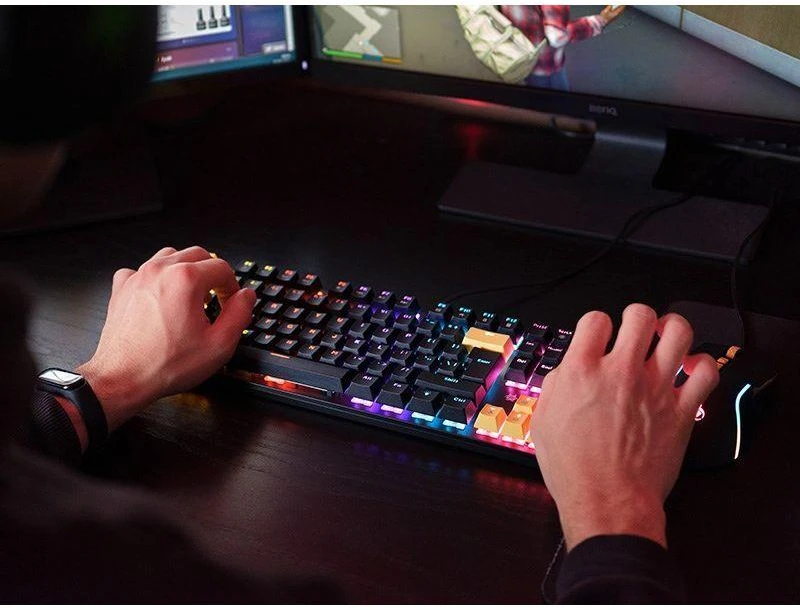 Rinkinys Klaviatūra su pele Tracer GameZone Hornet 87 su laidu juoda