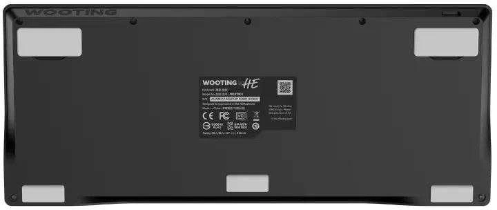 Wooting 80HE – US išdėstymas – Lekker L60 V2 Switches – PCR Juodas (Juoda) Magnetinė Žaidimų Klaviatūra