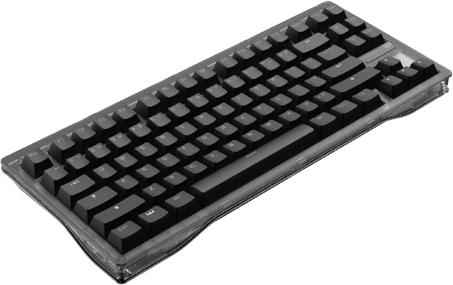 Wooting 80HE - US išdėstymas - Lekker L60 V2 Switches - PCR Ghost (Permatoma) Magnetinė Žaidimų Klaviatūra