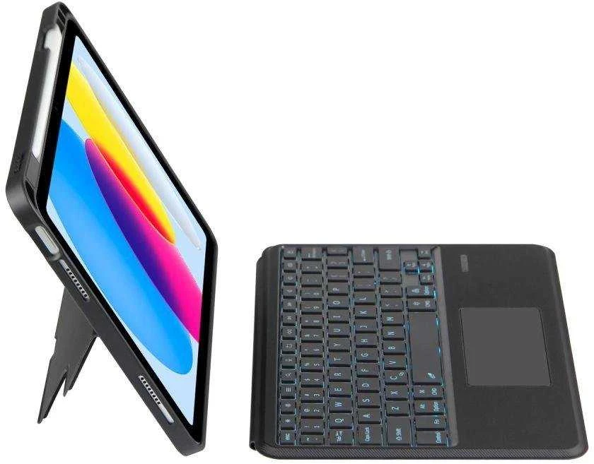 Apple iPad 10.9 (10gen) / 2022 / 11” 11 / 2025 Tech-Protect SCMag Pen + klaviatūra dėklas planšetiniam kompiuteriui juodos spalvos