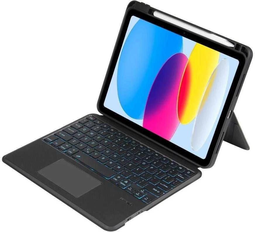 Apple iPad 10.9 (10gen) / 2022 / 11” 11 / 2025 Tech-Protect SCMag Pen + klaviatūra dėklas planšetiniam kompiuteriui juodos spalvos