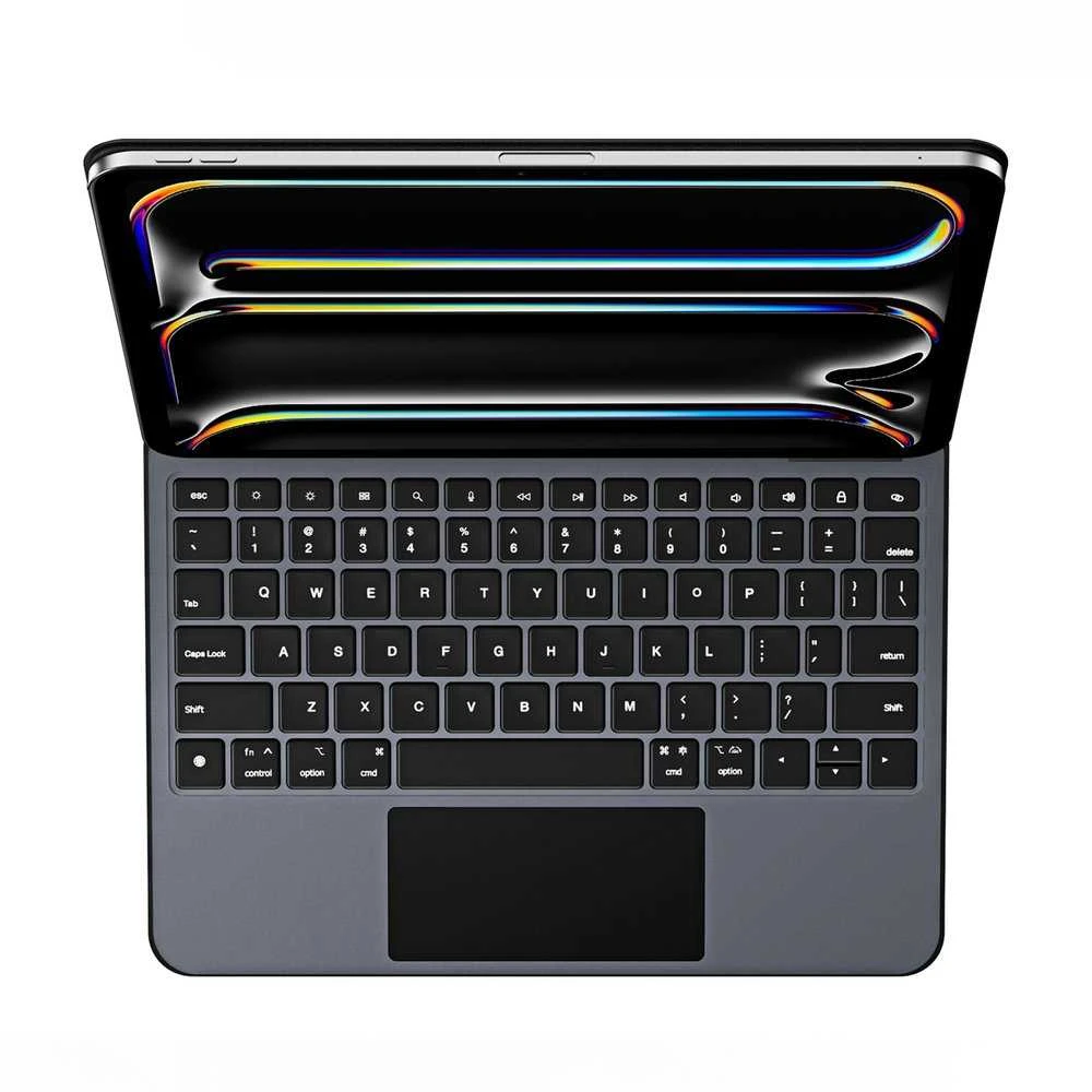 Dėklas su klaviatūra Dux Ducis (MK series) skirtas Apple iPad Pro 11″ (2024) – juodos spalvos