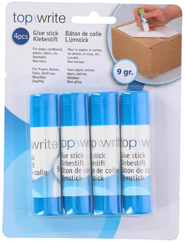 Topwrite - Klijų pieštukai 4 vnt.