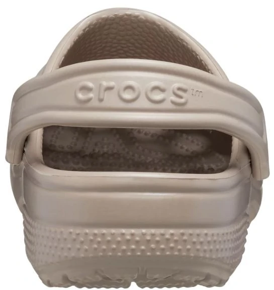 Klumpės su kulno dirželiu Crocs Classic, smėlio