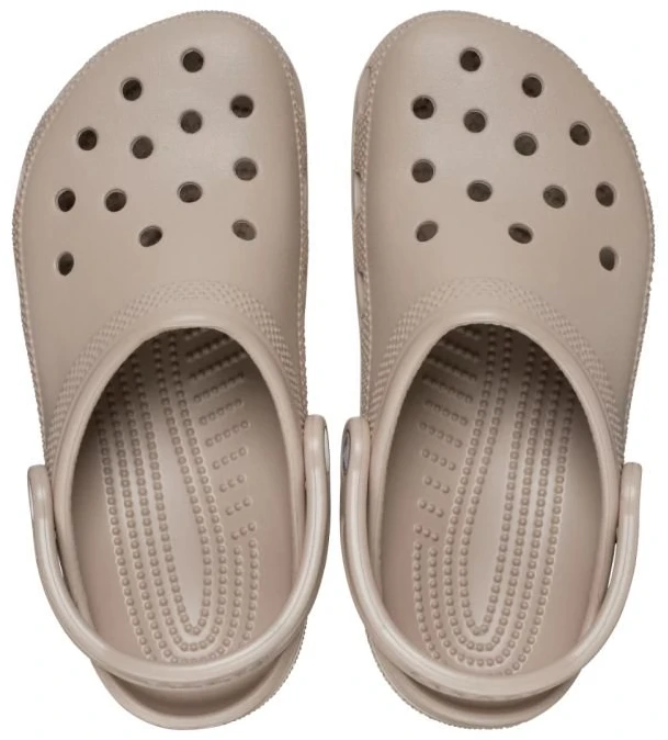 Klumpės su kulno dirželiu Crocs Classic, smėlio