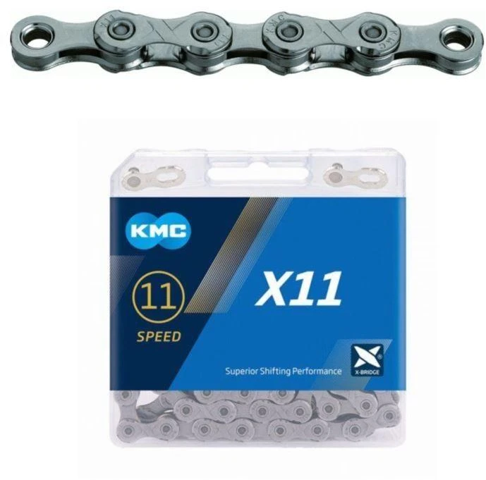 Grandinė KMC X11 Pilkas 11-speed 118-links