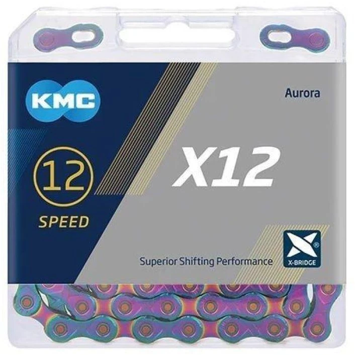 Grandinė KMC X12 Aurora Mėlyna 12-speed 126-links