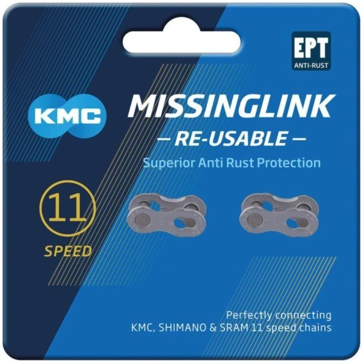 KMC Jungtis 11R EPT 2 vnt. sidabrinė, 11 eilučių, blister
