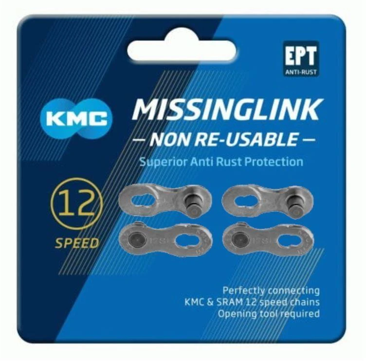 Grandinės sujungimas KMC MissingLink 12NR EPT Sidabrinis (2 pcs.)