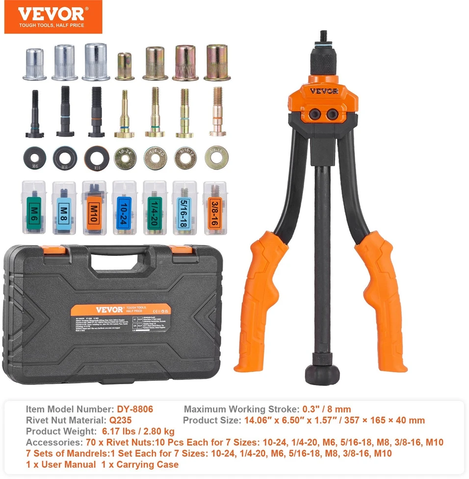 Kniediklis sriegiamoms kniedėms VEVOR DY-8806, 357 mm