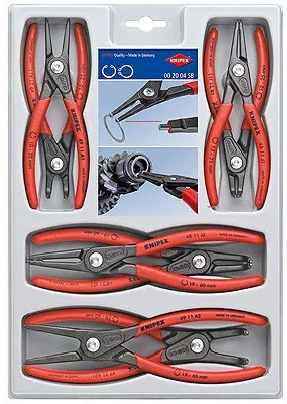 KNIPEX CIRCLIP REPLYS SEGERA RINKINYS 8 vnt.