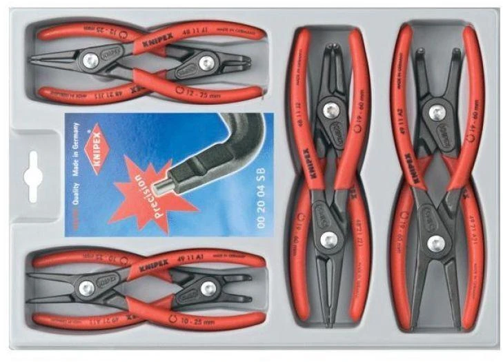 KNIPEX CIRCLIP REPLYS SEGERA RINKINYS 8 vnt.