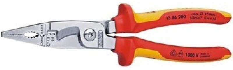 Replės elektrikui VDE 200mm, Knipex