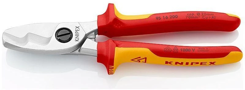 Elektrikų kabelio žirklės KNIPEX 9516, 200mm