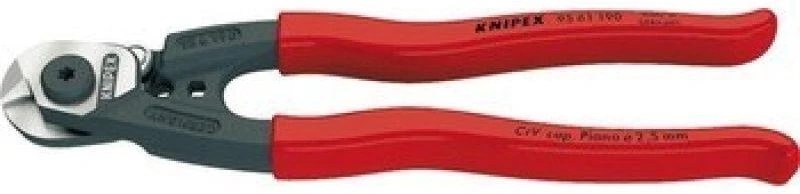 Žnyplės kabeliams ir trosui Ø 6 mm, 10 mm², spyruoklė, Knipex