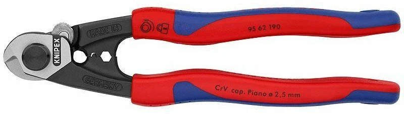 Troso žirklės 190mm D7mm, Knipex