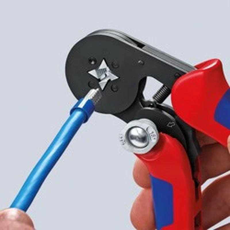 Antgalių užspaudimo replės su savaiminiu susireguliavimu KNIPEX 975314