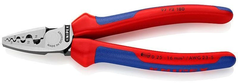 Antgalių užspaudimo replės KNIPEX 9772