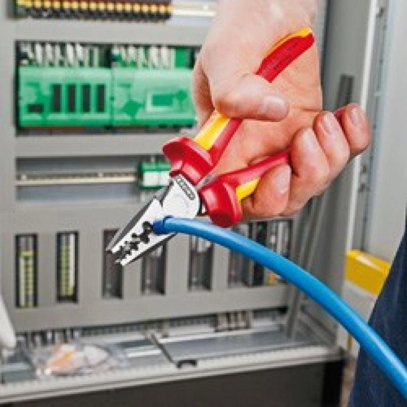 Replės elektrikams laidų antgaliams 0.25-16 mm² užspausti 97 78 180, Knipex