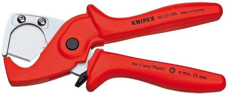 Plastikinių vamzdžių kirpimo replės KNIPEX 9020 185mm