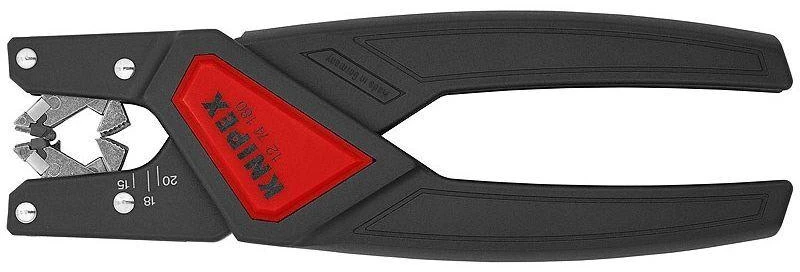 KIP Knipex 12 74 180 SB replės kabelių izoliacijai nuimti Juoda, Raudona