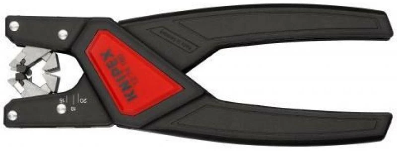 KIP Knipex 12 74 180 SB replės kabelių izoliacijai nuimti Juoda, Raudona