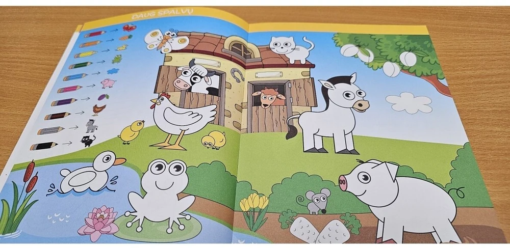KNYGA Lavinu gebėjimus. 3-4 metų vaikams. Spalvos, formos, linijos, logika.