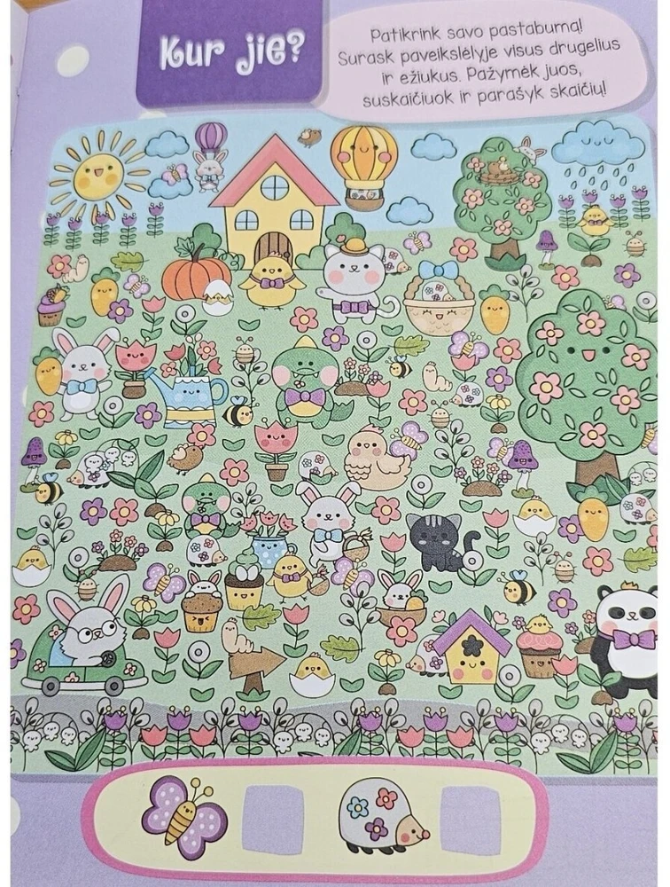 KNYGA Mano slaptasis KAWAII dienoraštis. Su nematomu rašalu ir linksmomis užduotimis.