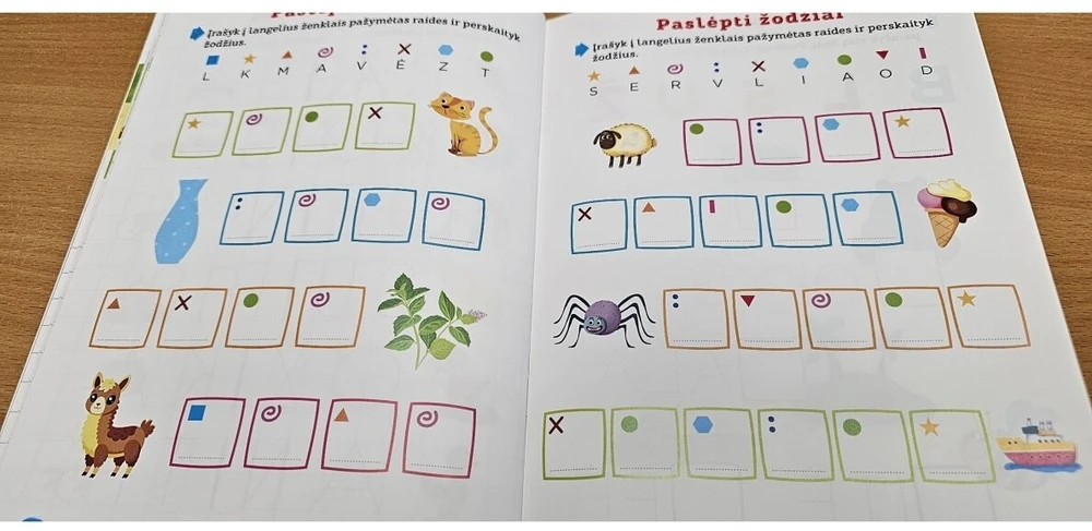 KNYGA Rašymo įgūdžių tobulinimas, susipažinimas su raidėmis. 4-5 metų vaikams.
