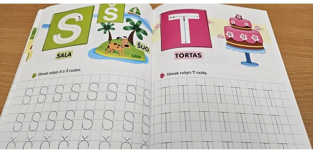 KNYGA Rašymo įgūdžių tobulinimas, susipažinimas su raidėmis. 4-5 metų vaikams.