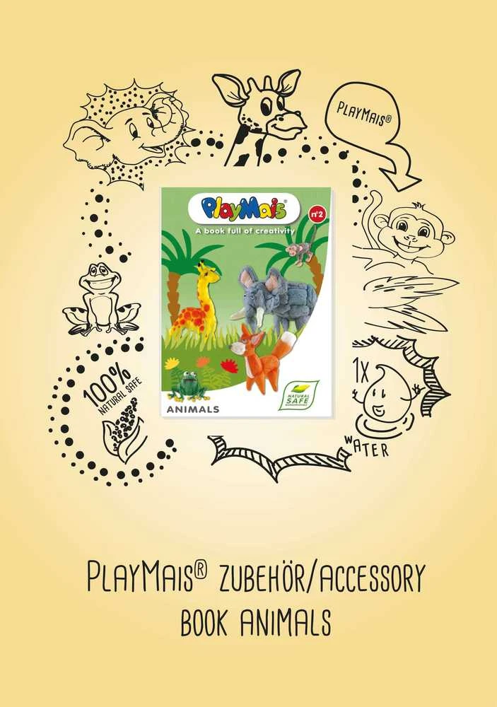Playmais Knygutė pilna kūrybiškumo GYVŪNAI
