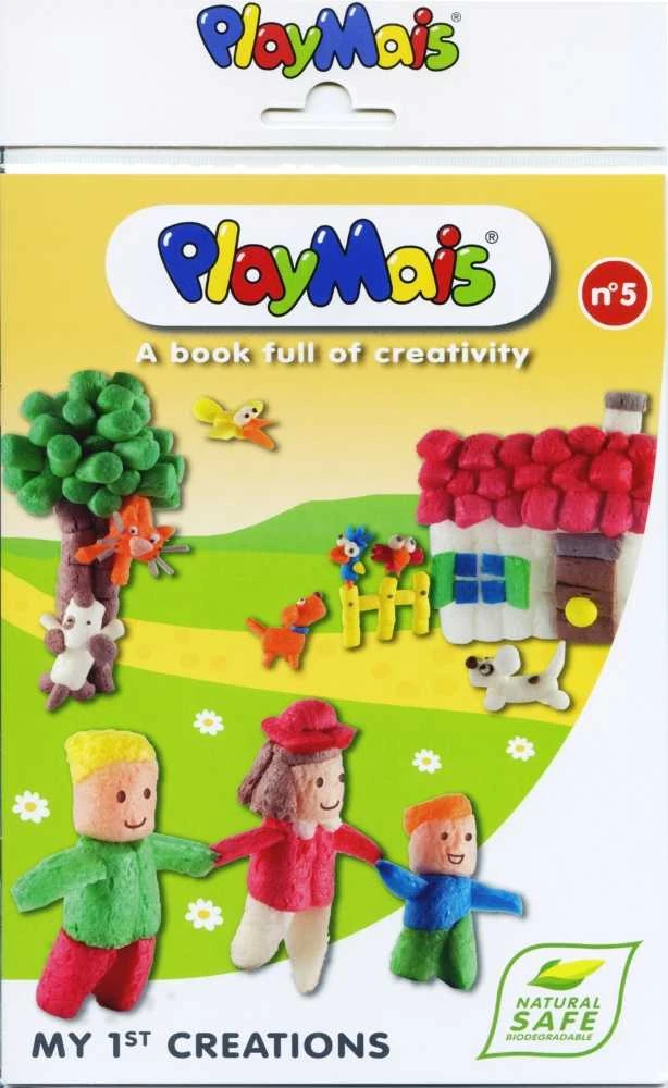 Playmais Knygutė pilna kūrybiškumo MANO 1-IEJI KŪRINIAI