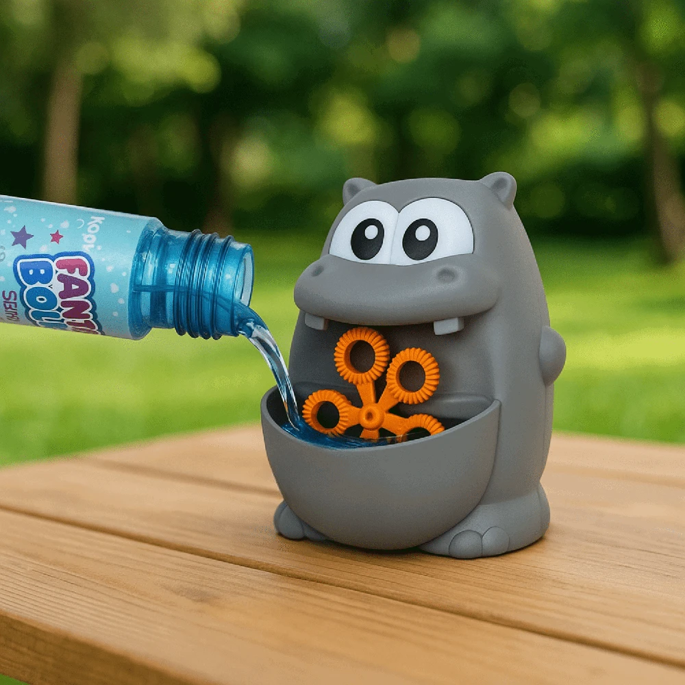 Koala Games G2495 Frog & Hippo burbulų aparatas, 2 vnt