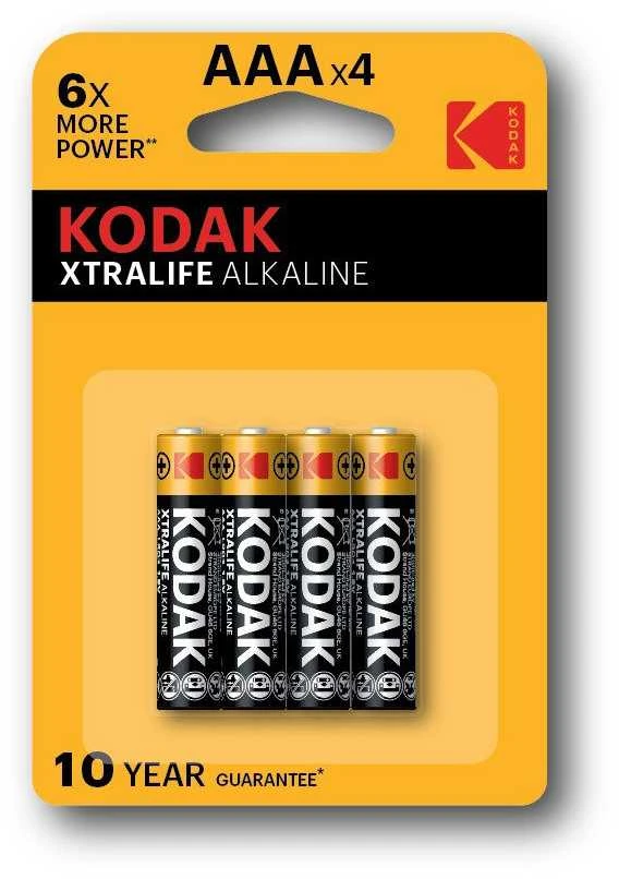 KODAK Xtralife LR03 (AAA) 4 pak. Elementai