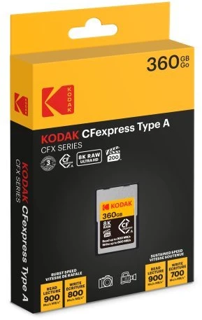 Kodak CFexpress Type A atminties kortelė 360 GB