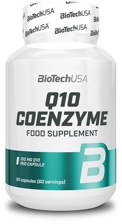 Kofermento Q10 kapsulės BioTechUSA Q10 Coenzyme 100 mg, 60 kapsulių