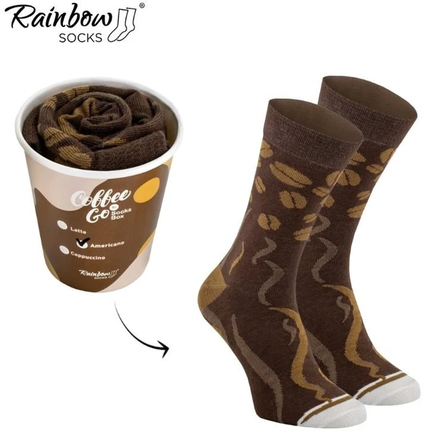 kojinės American coffee 1 pora