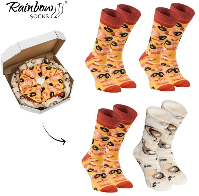 kojinės Pizza 4 poros Jūros gėrybės