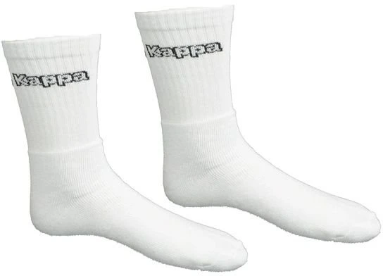 Kojinės su elastingu kraštu prie kulkšnies Kappa, baltos