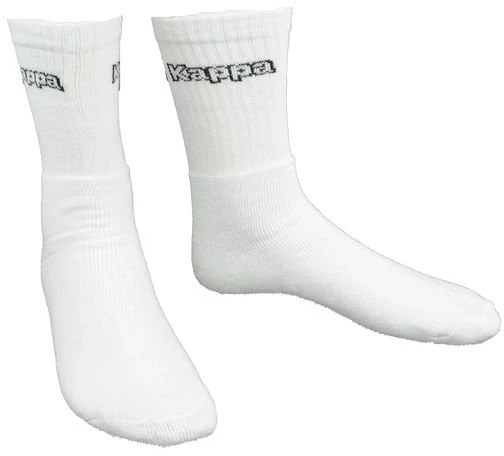 Kojinės su elastingu kraštu prie kulkšnies Kappa, baltos