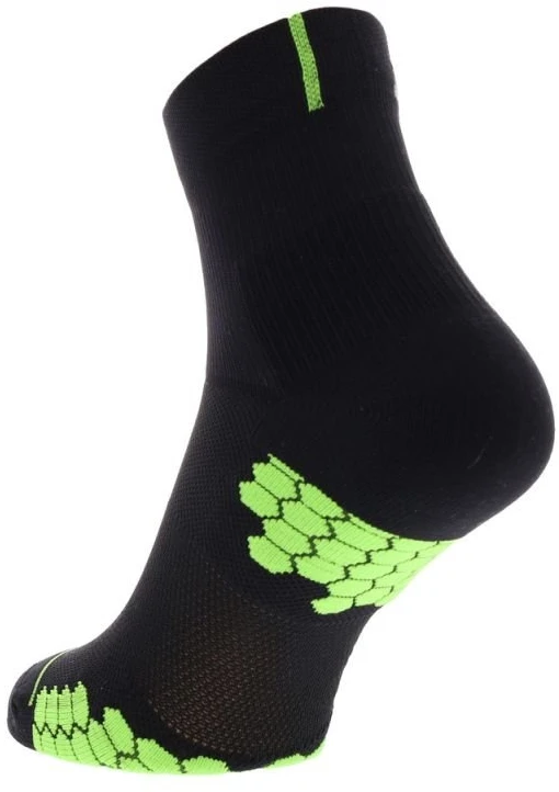 Kojinių komplektas inov-8 TrailFly Sock Mid, 2 poros, juodos ir žalios