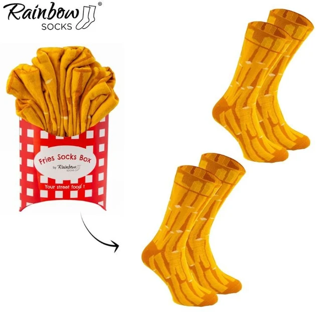 Kojinių rinkinys Rainbow Socks fries 2 poros