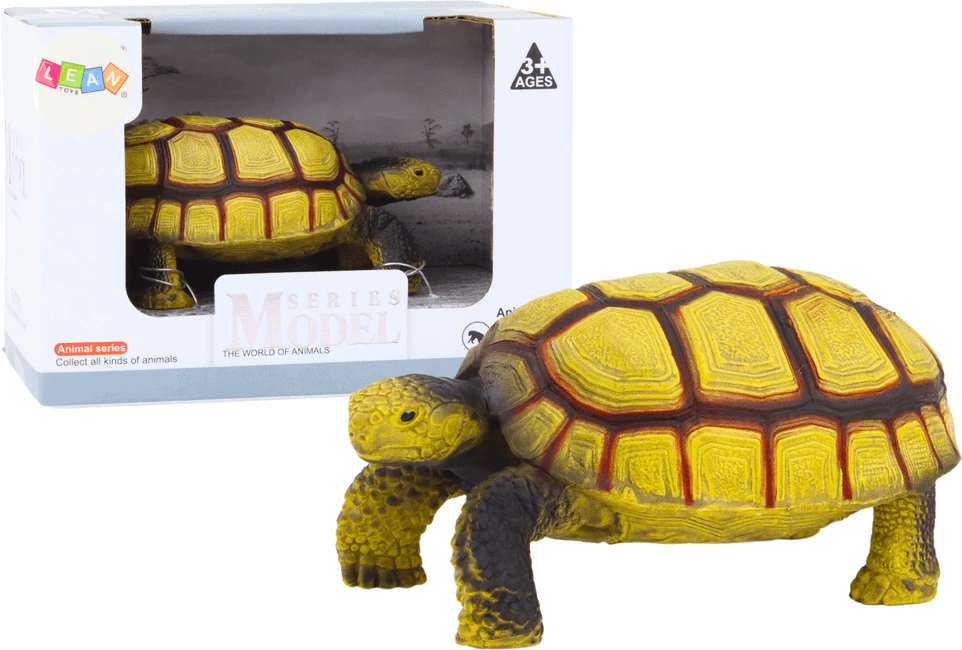 Lean Toys Kolekcinė Vėžliuko Figūrėlė – Smėlio ir Rudos Spalvos