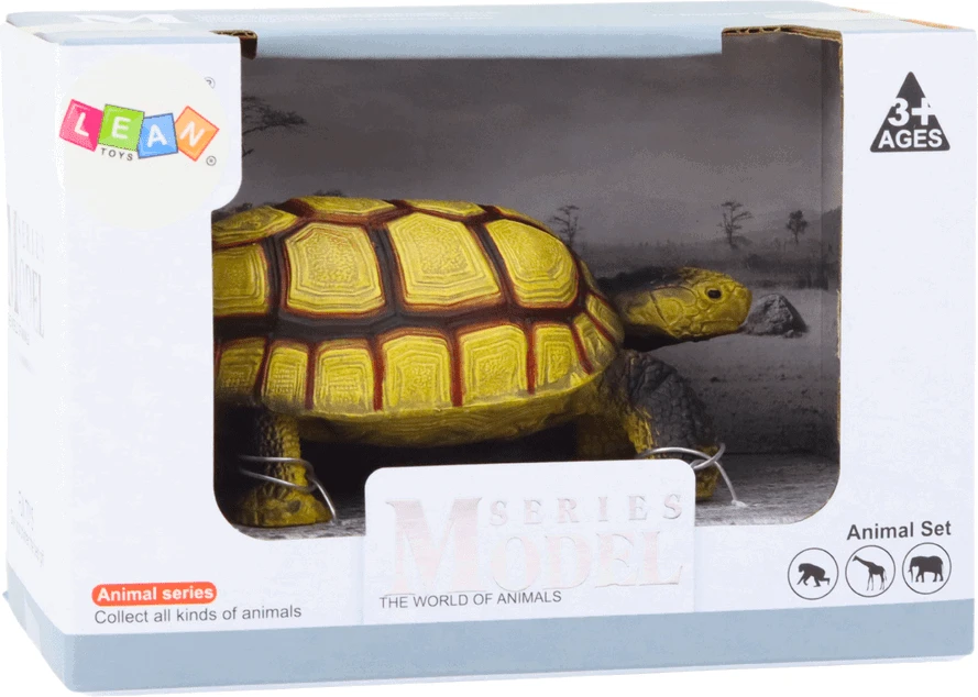 Lean Toys Kolekcinė Vėžliuko Figūrėlė – Smėlio ir Rudos Spalvos